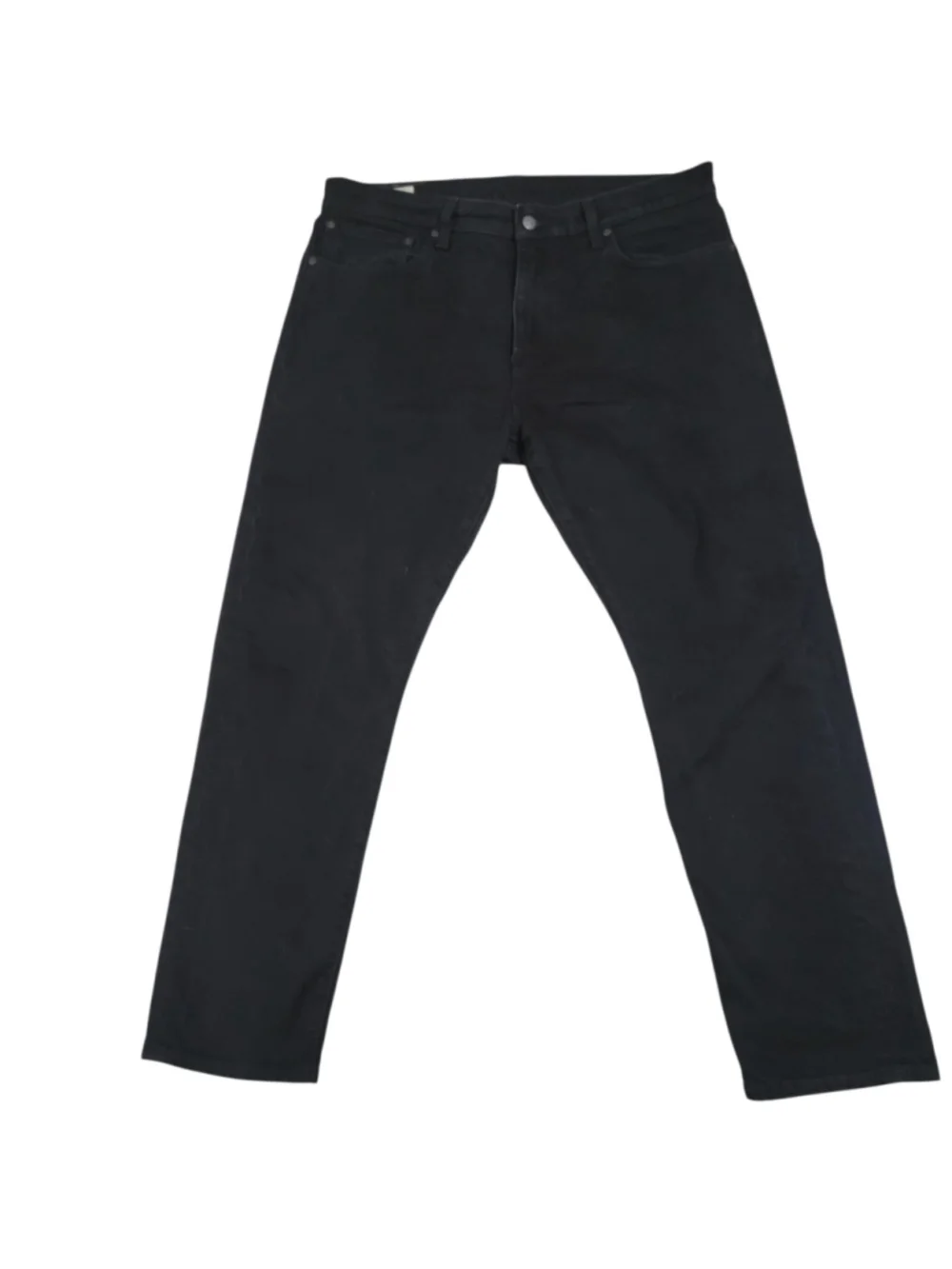 Levi's 512 Premium Slim-Fit Straight Stretch Black Jeans Size 36/30 Men Pre-own